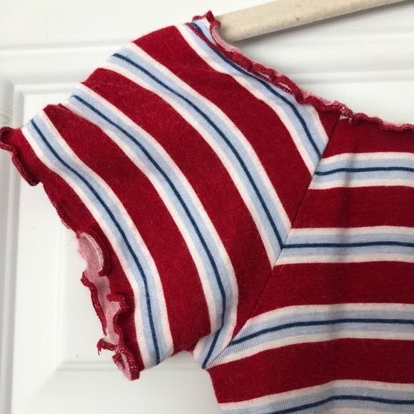 Pacsun Stripped Off The Shoulder Top - Picture 3 of 4